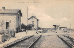 CPA 45 SAINT CHRISTOPHE DU BOIS / LA GARE - Other & Unclassified