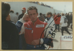 Renaud Derlot - Pilote Automobile Français - Photo Originale Signée - 2000 - Sportspeople
