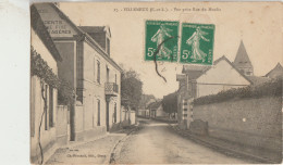 Villemeux  28  Carte Circulée Timbrée _Vue Prise Rue Du Moulin - Villemeux-sur-Eure