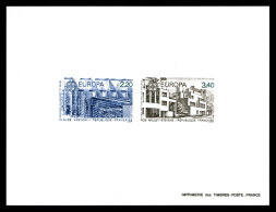 (*) N°2471/72, Paire Europa De 1987, Tirage 25 Exemplaires. TTB  Qualité: (*)  Cote: 180 Euros - Luxury Proofs