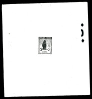 (*) N°148, 2c + 3c Orphelins: épreuve En Noir Sur Feuillet Avec Perforation De Contrôle. SUPERBE. R.R. (certificat)  Qua - Artist Proofs