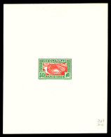 (*) N°186A, (N°Maury), Non émis, Arènes De Nimes De 1924, épreuve D'atelier En Vert Et Rouge Avec Annotation '303/401' A - Artist Proofs