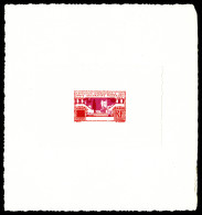 (*) 1924, Expo Des Arts Décoratifs: épreuve De Couleur 'L'Architecture' Sans Faciale En Rose Et Rouge. SUPERBE. R.R. (ce - Prueba De Artistas
