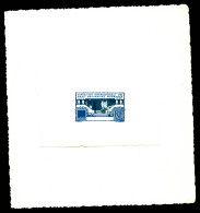 (*) N°213, 1924, Expo Des Arts Décoratifs: épreuve De Couleur 'L'Architecture' Sans Faciale En Bleu Et Bleu-gris. SUPERB - Prueba De Artistas