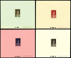 (*) N°470/73, Maréchal Pétain 4 épreuves Sur Papier De Couleurs Différentes, SUPERBE (certificat)  Qualité: (*) - Epreuves D'artistes