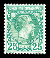 ** N°6, 25c Vert Bdf, Fraîcheur Postale, Très Bon Centrage. SUP (certificat)  Qualité: ** - Unused Stamps