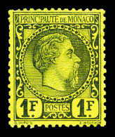 * N°9, 1F Noir Sur Jaune, Charnière Légère Et Bon Centrage, TTB (signé Scheller/certificat)  Qualité: *  Cote: 2700 Euro - Unused Stamps