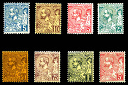* N°13/21, Albert 1er, N°13 à 21 (sf N°17), Les 8 Valeurs TB  Qualité: *  Cote: 959 Euros - Unused Stamps