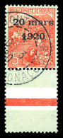 O N°43, Mariage, 5F +5F ROSE FONCE Sur Verdâtre, Bord De Feuille, Très Bon Centrage, FRAÎCHEUR POSTALE, SUPERBE (signé C - Used Stamps