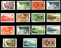* N°200/14, Série Croix Rouge De 1940 Non Dentelée. TB  Qualité: *  Cote: 435 Euros - Unused Stamps