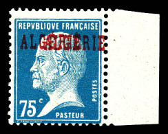 ** N°26a, 75c Pasteur: Double Surcharge, Bdf. TTB (signé Calves/certificat)  Qualité: **  Cote: 585 Euros - Unused Stamps