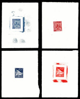 (*) 1926, Vues D'Alger: Ensemble De 4 épreuves Differentes Sur Feuillets. TTB (certificat)  Qualité: (*) - Unused Stamps