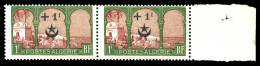 ** N°68a, +1f S 1f: 5ème Arbre Tenant à Normal Bdf. TB  Qualité: **  Cote: 173 Euros - Unused Stamps