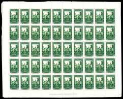 ** N°87/99, Série Centenaire De L'Algérie En Feuilles Completes De 50 Exemplaires Très Bon Centrage, Fraîcheur Postale.  - Unused Stamps