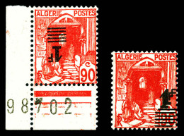 ** N°158a/b, N°158a Surcharge Renversée Cdf, Et 158b Double Surcharge, TTB  Qualité: **  Cote: 330 Euros - Unused Stamps