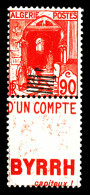 ** N°158, Barres Seules, Sans Le 1F Et Interpanneaux Avec Pubs. SUP (certificat)  Qualité: ** - Unused Stamps