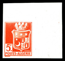 ** N°197Ab, 5f Rouge-orange (sans Surcharge), Non Dentelé Cdf, SUP (signé Brun/certificat)  Qualité: **  Cote: 565 Euros - Unused Stamps