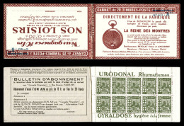 ** Carnets N°45-C3, Série 115, NOS LOISIRS Et REINE DES MONTRES. SUP (certificat)  Qualité: ** - Unused Stamps