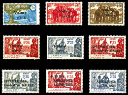 * N°240/248, Les 9 Valeurs TB (n°247/248 Obl)  Qualité: *  Cote: 510 Euros - Unused Stamps