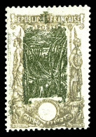 * N°39c, 1F Gris Et Brun-olive, Variété Fond Et Chiffre Renversés, Très Frais, TTB, R (certificat)  Qualité: *  Cote: 55 - Unused Stamps