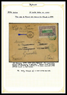 O N°11, 15c Violet Et Vert: 2 Lettres à Destination De La France. TB  Qualité: Oblitéré - Cartas & Documentos