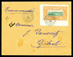 O N°22, 40c Vue De Djibouti Grandes Marges Obl Càd De Djibouti Sur Lettre Locale Recommandée Du 2 Dec 09. TTB  Qualité:  - Lettres & Documents