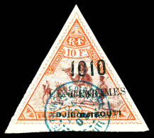 O N°33a, 10c Sur 10c: Double Surcharge. TTB (signé Brun)  Qualité: Oblitéré  Cote: 330 Euros - Used Stamps