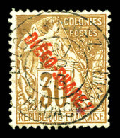 O N°21, 30c Brun Obl Càd (tirage 150 Exemplaires). SUP. R. (signé Brun/certificat)  Qualité: Oblitéré  Cote: 1100 Euros - Used Stamps