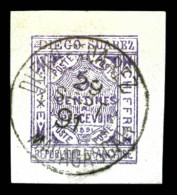 O Taxe N°1, 5c Violet, Grandes Marges. SUP (signé Calves)  Qualité: Oblitéré - Used Stamps