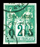 O N°1b, 0f05 Sur 2c Type II Sans Le 'f'. SUP (signé Brun/certificat)  Qualité: Oblitéré  Cote: 1100 Euros - Used Stamps