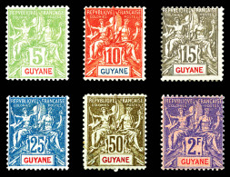 * N°43/48, Série De 1900, Les 6 Val TB  Qualité: *  Cote: 445 Euros - Unused Stamps