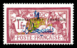 * N°51b, 1 P Sur 1f: Double Surcharge F. TTB  Qualité: *  Cote: 285 Euros - Unused Stamps