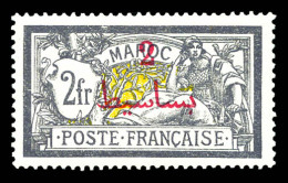 ** N°52b, Merson 2p Sur 2f: Sans La Surcharge 'PROTECTORA FRANCAIS'. TTB  Qualité: **  Cote: 150 Euros - Unused Stamps