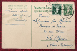 Suisse, Entier-Carte Cachet Interlaken 8.4.1917 - (C142) - Stamped Stationery