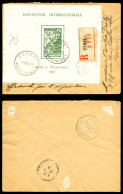 O Bloc N°1, Expo Coloniale: Seul Sur Lettre Recommandée De Carbet Le 8 Mars 1938. TB  Qualité: Oblitéré  Cote: 160 Euros - Blocs-feuillets