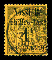 O Taxe N°6, 1f Sur 35c Violet-noir Sur Jaune, Tirage 700 Exemplaires. TB (signé Brun)  Qualité: Oblitéré  Cote: 375 Euro - Used Stamps