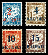 ** Taxe N°5, 6, 7 Et 8, Les 4 Ex TB  Qualité: **  Cote: 435 Euros - Unused Stamps