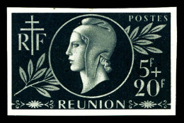 ** N°251a, 5f +20f Noir: Non Dentelé. SUP. R. (certificat)  Qualité: **  Cote: 1000 Euros - Unused Stamps