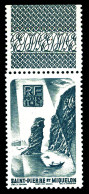 ** N°334A, Non émis, 10c Ardoise, Bdf. TTB (cote Maury)  Qualité: **  Cote: 850 Euros - Unused Stamps