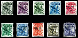 ** Taxe N°42/51, Série Surchargée 'NOEL 1941 FNFL' (N°49*), SUP (certificat)  Qualité: **  Cote: 1160 Euros - Timbres-taxe