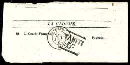 O N°4a, 5c Sur Bande Journal 'La Cloche' Obl Càd Du 26 Juillet 1884. TB  Qualité: Oblitéré  Cote: 330 Euros - Covers & Documents