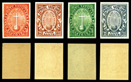 ** N°40/43, Série Année Sainte De 1933 NON DENTELEE. SUP. R.R. (certificat)  Qualité: **  Cote: 7000 Euros - Unused Stamps
