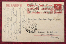 Suisse, Entier-Carte Cachet Lugano 9.3.1920 - (C156) - Stamped Stationery