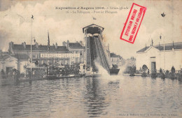 CPA 49 EXPOSITION D'ANGERS 1906 / EDITION OFFICIELLE / LE TOBOGGAN / PREMIER PLONGEON - Other & Unclassified