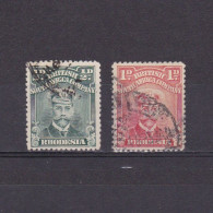 BRITISH SOUTH AFRICA COMPANY 1913, SG #186-191, Part Set, Perf 14, Used - Used Stamps