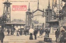 CPA 49 EXPOSITION D'ANGERS 1906 / EDITION OFFICIELLE / ENTREE PRINCIPALE DE L'EXPOSITION - Andere & Zonder Classificatie