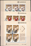 Portugal.Azoren.Madeira. Blokken  Europa Cept 1985 Gestempeld - 1985