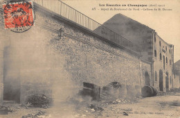 CPA 51 LES EMEUTES EN CHAMPAGNE 1911 / AY / ASPECT DU BOULEVARD DU NORD / CELLIERS DE M.DUCOIN - Sonstige & Ohne Zuordnung