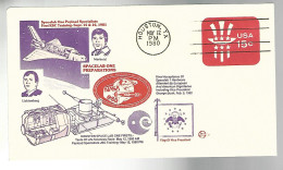 53323 ) USA FDC Houston Postmark 1980 Space Lab Firsts - 1971-1980