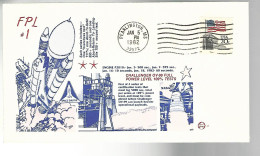 53338 ) USA FDC Postmark Pearlington 1982 Challenger - 1981-1990